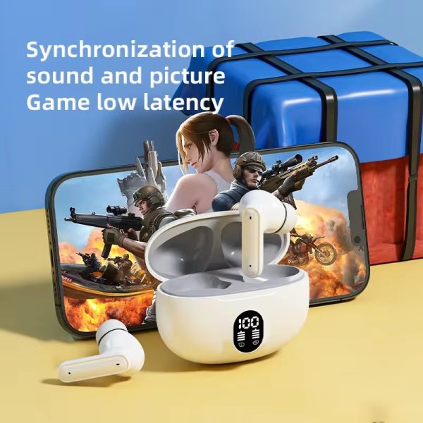 Professional Display Earbuds Stereo 895b Wireless Bluetooth Earbuds | Mic In-ear Headphones With Led Display | Type C Fast Charging |