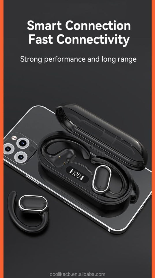 X97 Headphones Wireless Earphone Tws Painless Wear No Pain Led Display (random Color)