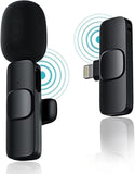 K9 Dual Wireless Lavalier Microphone | Plug & Play Mic for USB Type-C & iPhone | Clip-On Mic for YouTube, Vlogging & Interviews