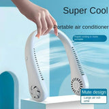 X5 Leafless Hanging Neck Fan – Portable USB Rechargeable Neck Fan with Adjustable Band (3 Speeds)