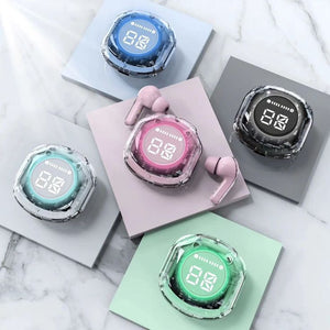 Air39 Wireless Earbuds | Bluetooth 5.3 | Clear Sound | Heavy Bass | Noise Reduction |  Led Display – Random Color