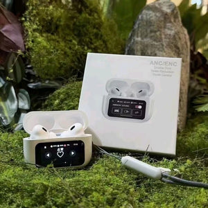 A9 Pro Digital Display Case Airpods / Anc/enc Touch Screen Wireless Earbuds